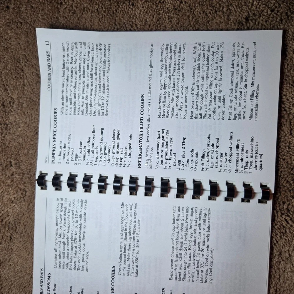 State Farm Our Favorite Desserts Cookbook 2009 Spiral Bound Recipes